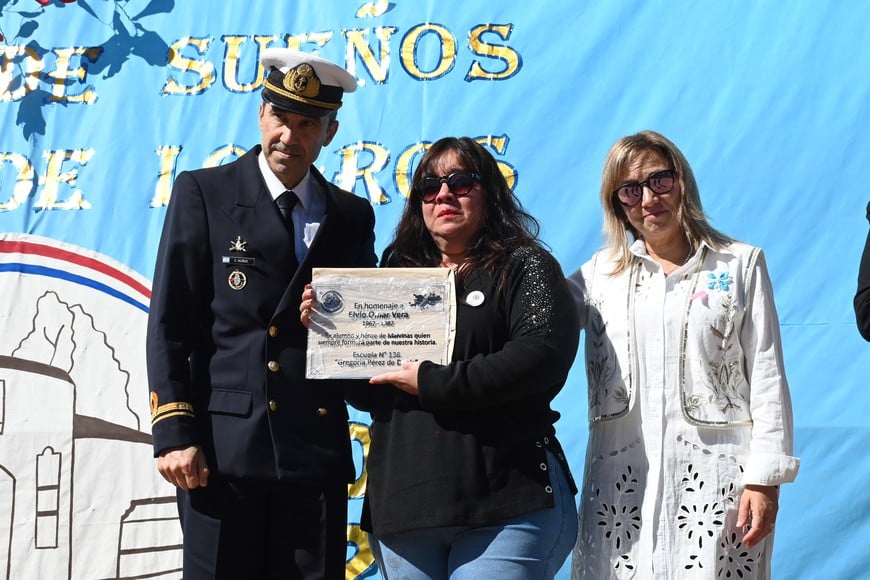 Se vivieron momentos emotivos durante la ceremonia. Foto: Flavio Raina