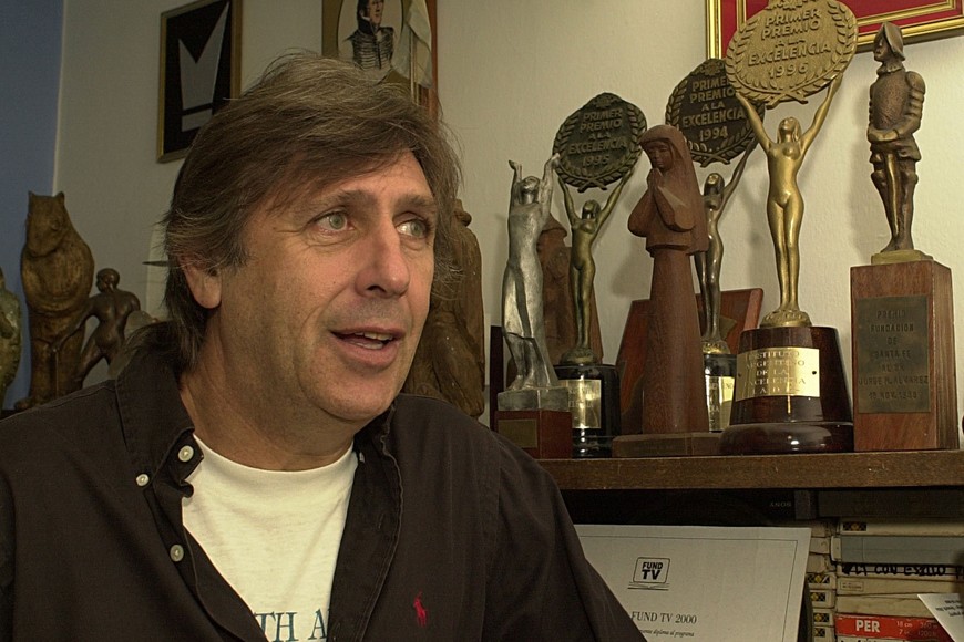 El recordado periodista Jorge Álvarez, mentor de Tincho Carpincho. Archivo.