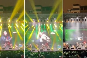 Un evento musical terminó en violencia