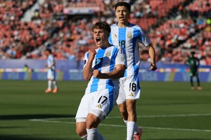 Gran actuación de los juveniles argentinos. Crédito: AFA