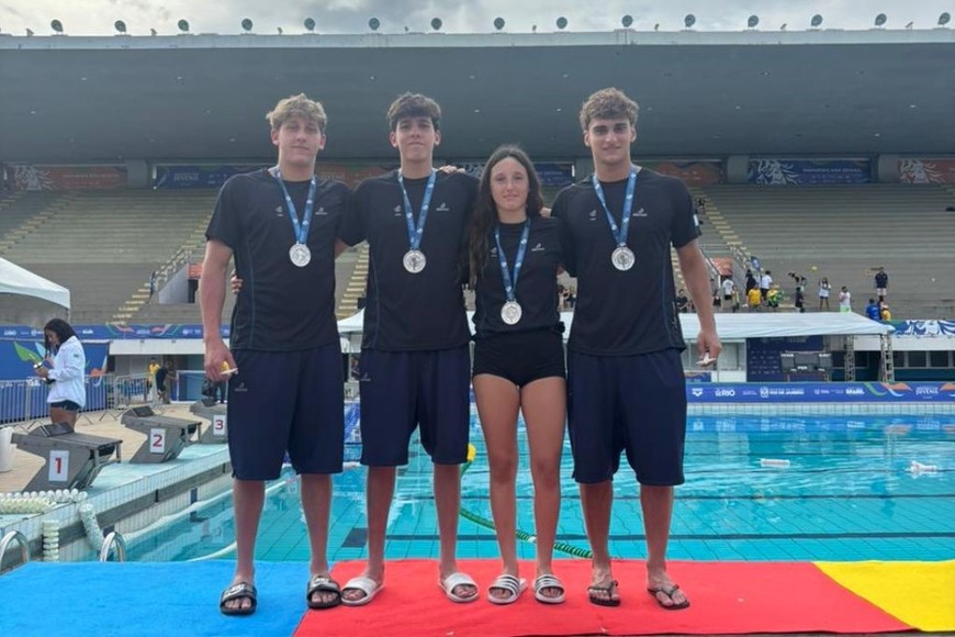 Los jóvenes formados en Regatas consolidan su proyección en el waterpolo. Foto: Gentileza