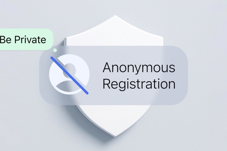 La propia desarrolladora hace hincapié en las ventajas del registro completamente anónimo para el exterior.