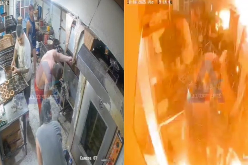 Tres heridos por la explosión de un horno industrial en una rotisería del barrio San José