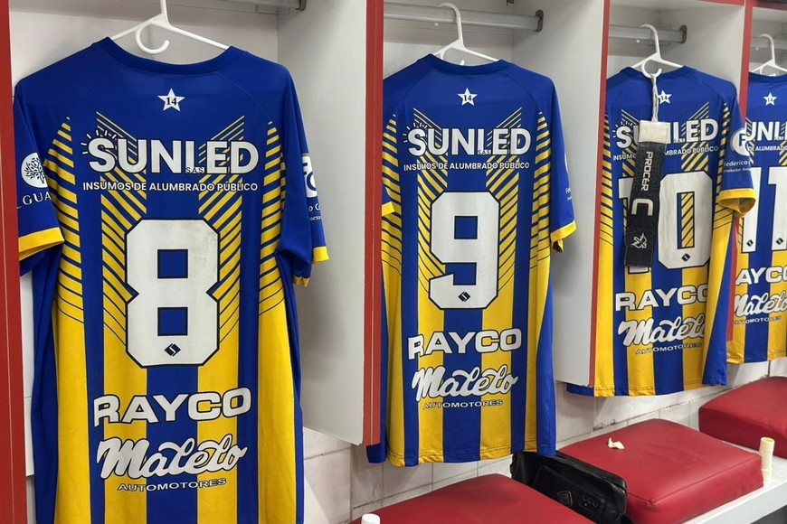 El vestuario de Centenario. Crédito: Fernando Nicola
