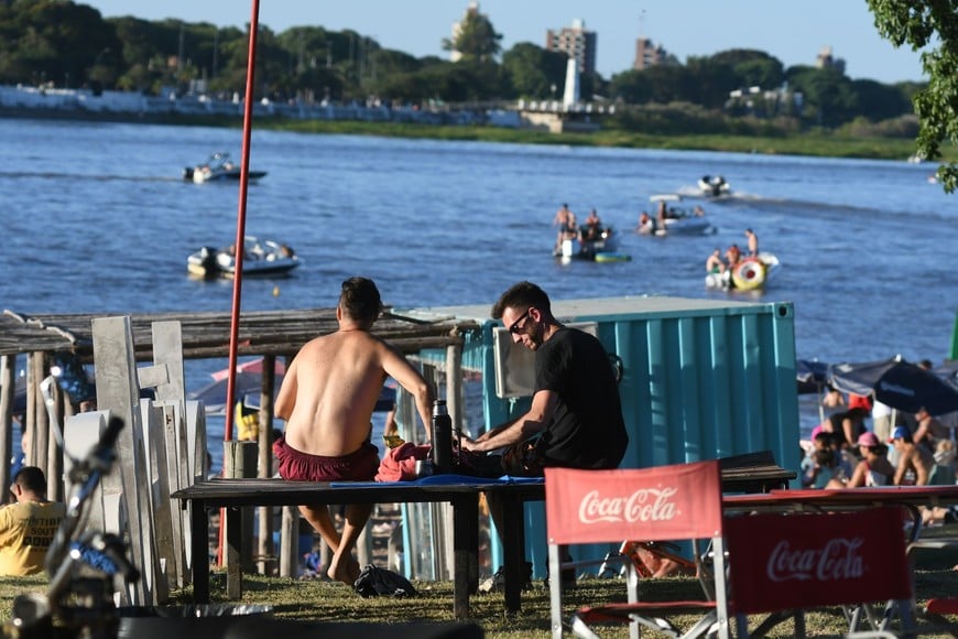 Uno de los paradores de la Costanera Este. Crédito: Archivo Malena Rodríguez