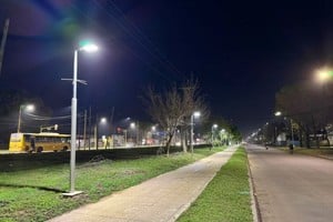 Esta obra se suma al alumbrado público con led ya existente en la misma traza.