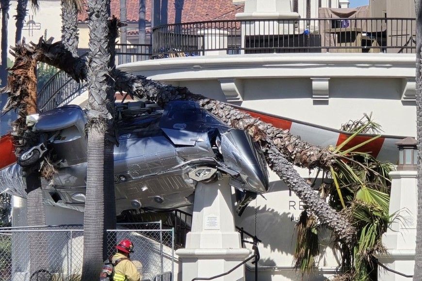 La zona costera fue cercada mientras la NTSB y la FAA realizan pericias técnicas. Foto: Gentileza