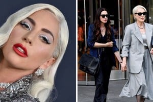 Lady Gaga fue vista grabando escenas en Milán para la secuela de “El diablo viste a la moda”.