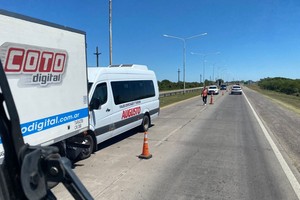 El operativo alrededor del accidente. Crédito: El Litoral