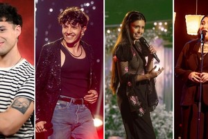 Los cuatro finalistas de La Voz argentina.