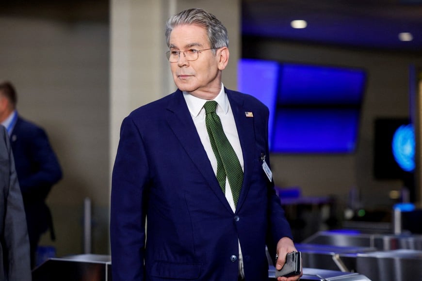 U.S. Treasury Secretary Scott Bessent arrives to attend the 80th United Nations General Assembly, in New York City, New York, U.S., September 23, 2025. REUTERS/Kylie Cooper