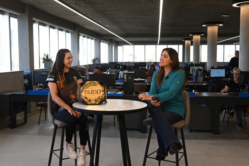 Referente en MMA y referente para nuevas generaciones de luchadoras. Crédito: Flavio Raina.