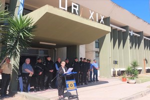 El Jefe de la Unidad Regional XIX, Eduardo Arias, resaltó “el permanente acompañamiento de la Jefatura Provincial y del Ministerio de Seguridad"