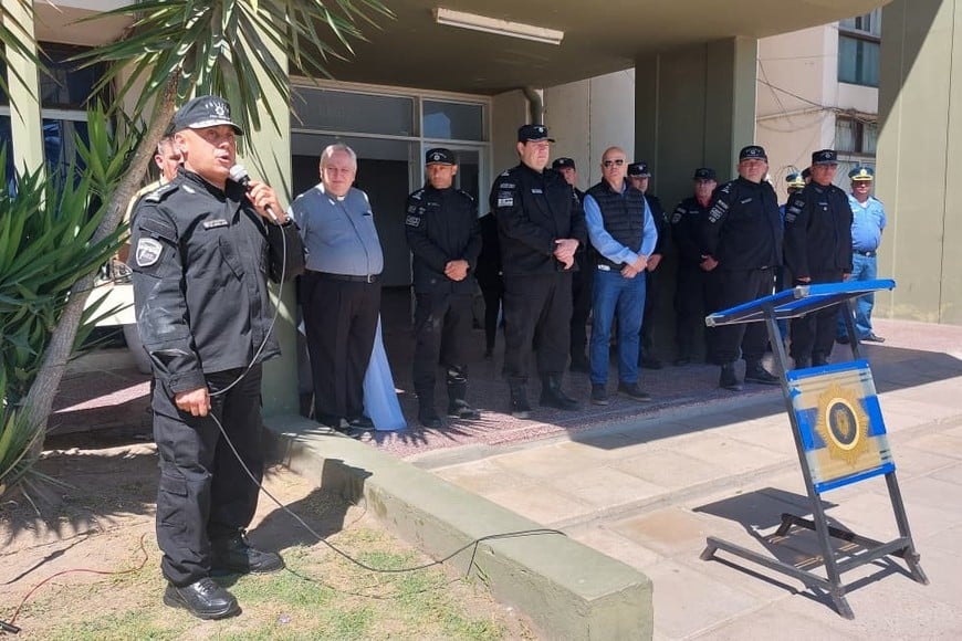 El Jefe de la Unidad Regional XIX, Eduardo Arias, resaltó “el permanente acompañamiento de la Jefatura Provincial y del Ministerio de Seguridad"