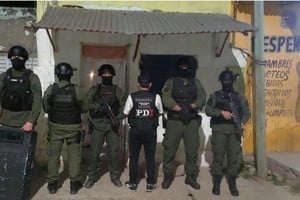 Golpe al microtráfico en la zona norte de Santa Fe. Foto:Gentileza