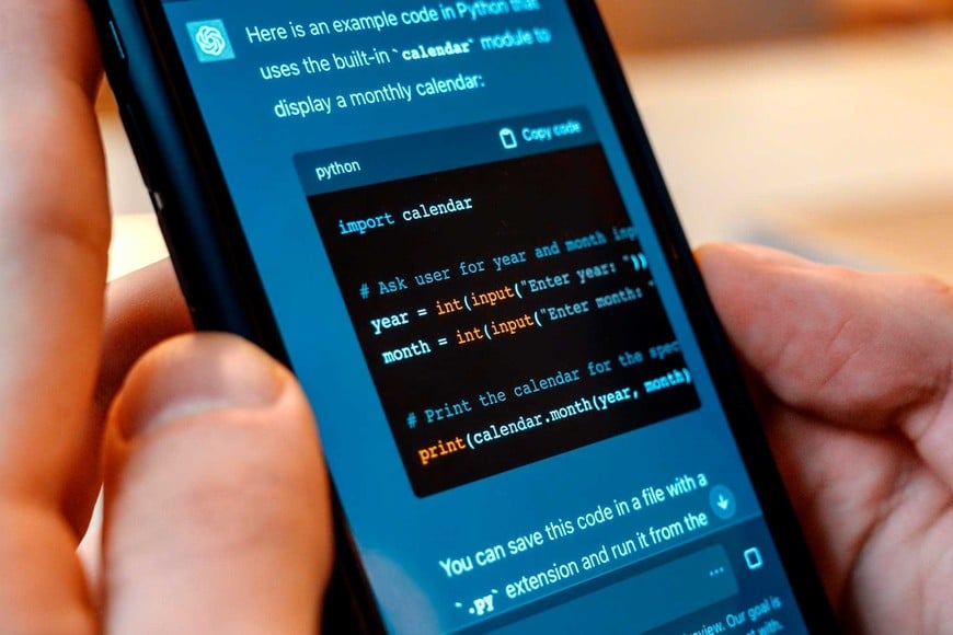 La herramienta se puede usar también como soporte de escritura de programación.