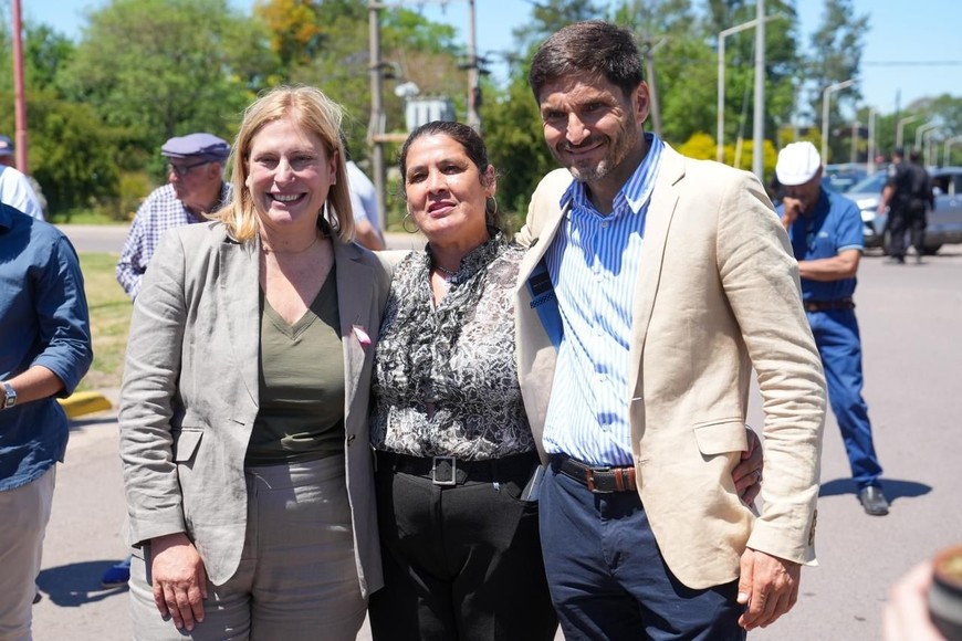 Pullaro y Scaglia supervisaron obras viales y sanitarias en el norte provincial.