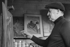 Freyre Beñatena en su taller. Foto: Archivo El Litoral