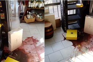 vandalismo vinoteca tucuman y 4 de enero