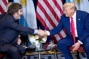 Javier Milei se reunió el martes con Donald Trump