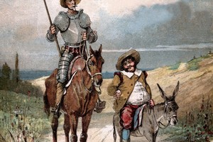 Consejos de Don Quijote a Sancho: "No te avergüences de tu origen campesino y valora más la virtud que el linaje; recuerda que la virtud se adquiere, la sangre se hereda".