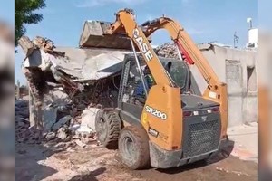 El búnker fue destruido este miércoles. Foto: MPA