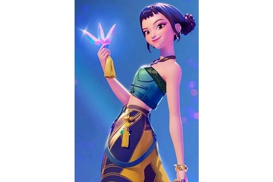 Zoey, de "KPop Demon Hunters". Netflix