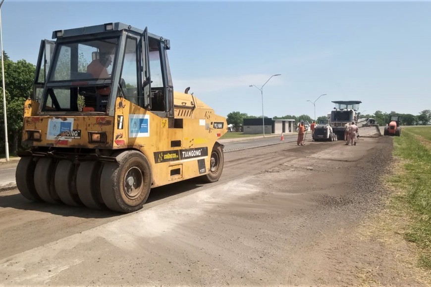 La Ruta 11 se moderniza: trabajos finales entre Gobernador Crespo y Calchaquí
