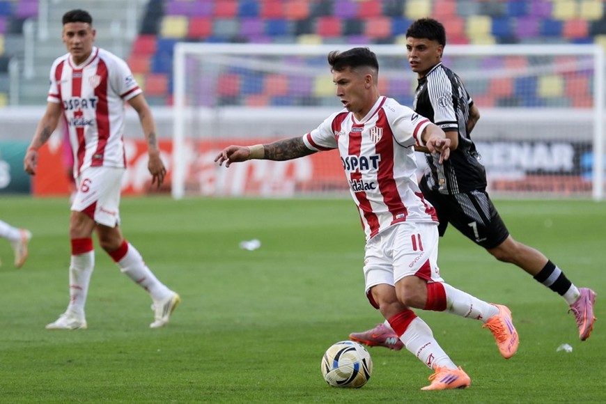 Mateo Del Blanco uno de los jugadores "vendibles", por el que seguramente van a consultar en este mercado de pases. Según Transfermarket, su valor de mercado es de 3,5 millones de dólares. Crédito: Joaquín Camiletti