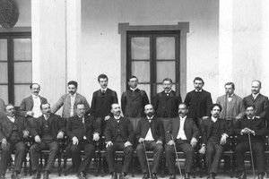 Planta docente de la Universidad de Santa Fe, año 1905.