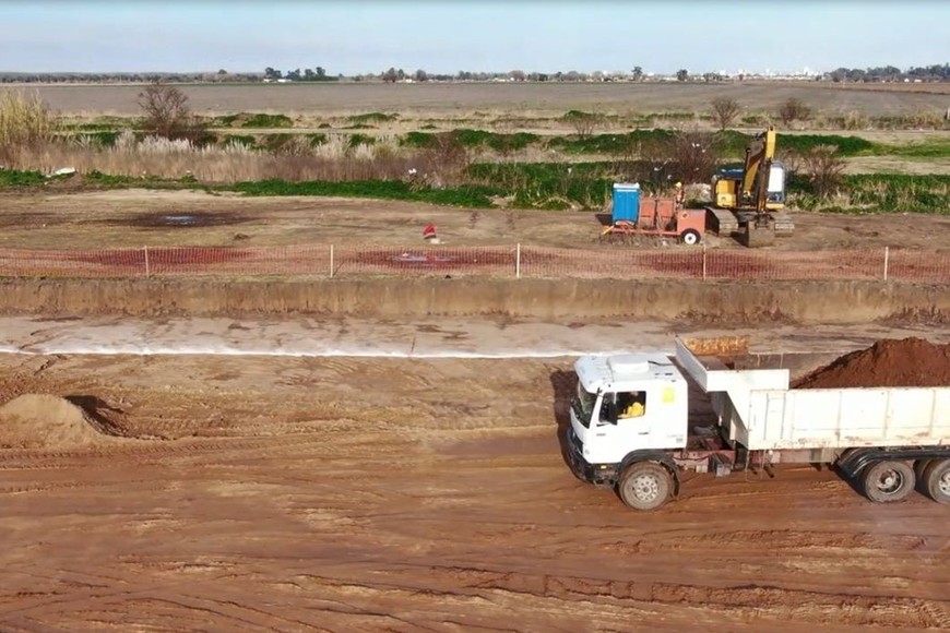 ESTRANS lleva adelante una importante obra en el sur santafesino.