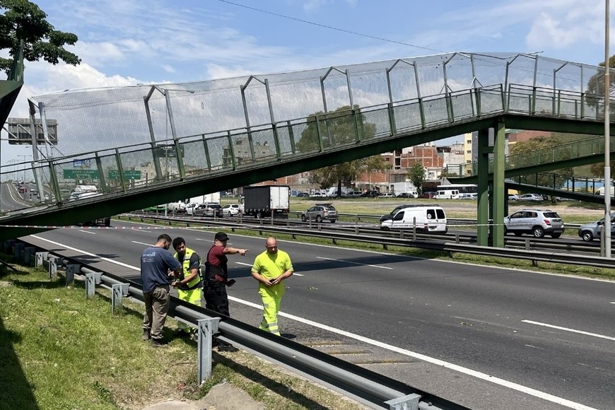 El accidente ocurrió en General Paz, a la altura de Madariaga, sentido al Riachuelo.