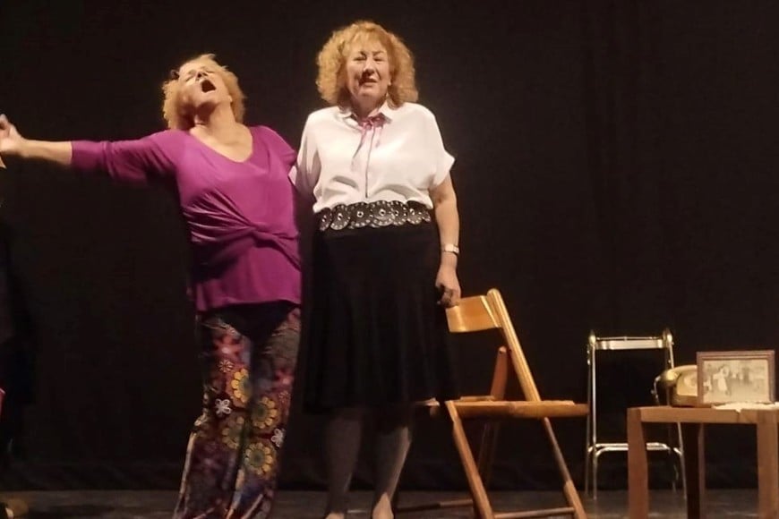 "Mi hermana, yo y mi otra yo". Foto: Gentileza producción