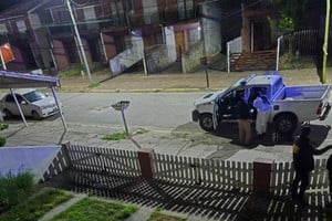 El cuerpo fue hallado en el patio de la casa de Sosa. Foto: DDI de Dolores