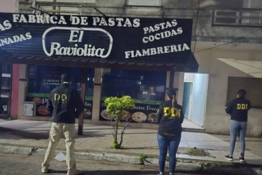 Sosa era empleado del local de pastas de la víctima. Foto: DDI de Dolores