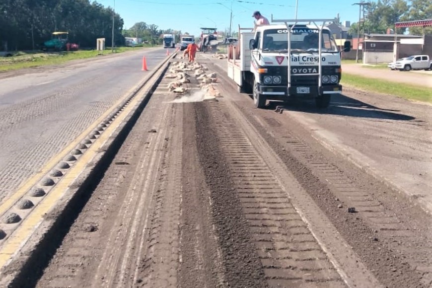La Ruta 11 se moderniza: trabajos finales entre Gobernador Crespo y Calchaquí