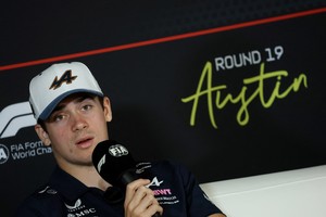 Formula One F1 - United States Grand Prix - Circuit of the Americas, Austin, Texas, U.S. - October 16, 2025
Alpine's Franco Colapinto during the press conference REUTERS/Mike Segar