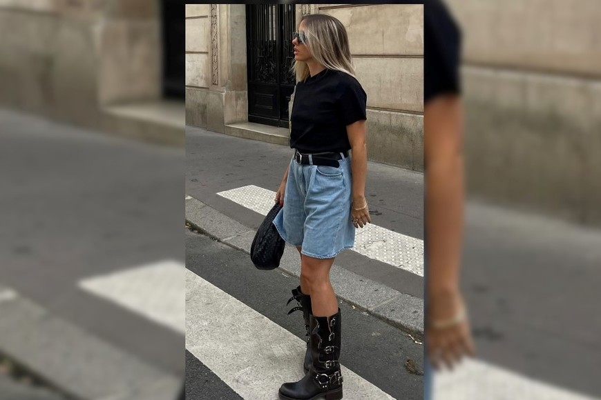 El contraste entre materiales livianos y calzado estructurado marca la nueva tendencia.