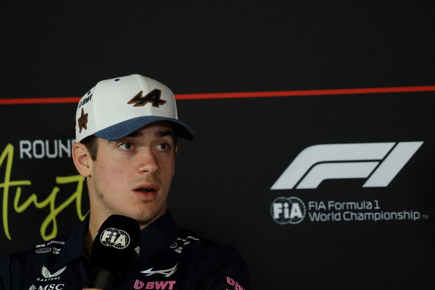 Formula One F1 - United States Grand Prix - Circuit of the Americas, Austin, Texas, U.S. - October 16, 2025
Alpine's Franco Colapinto during the press conference REUTERS/Mike Segar