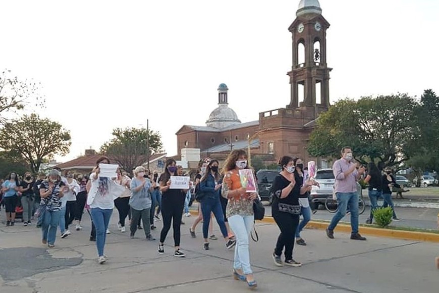 Luego del crimen se realizaron multitudinarias marchas en la zona. Foto: Archivo