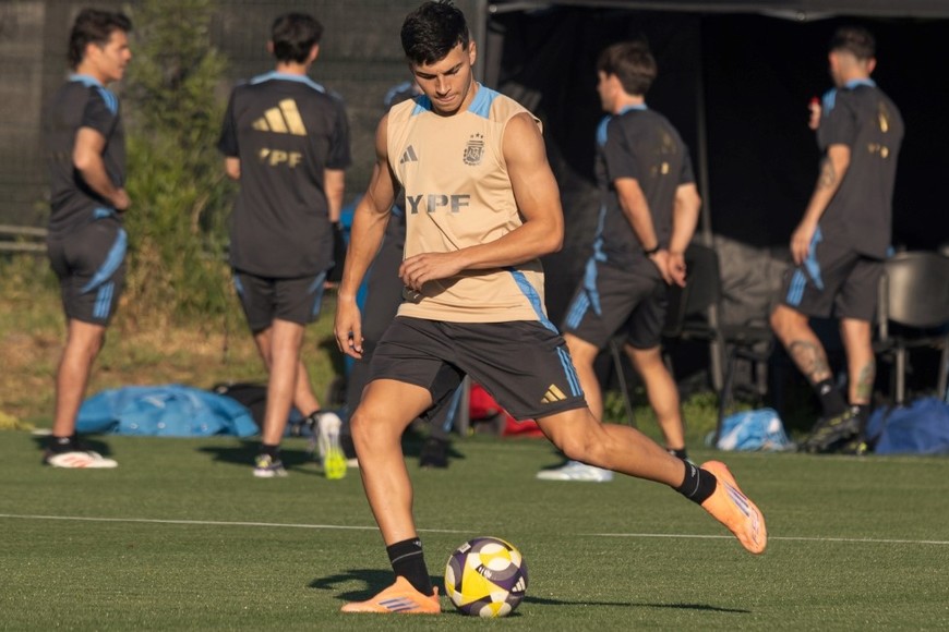 Los pibes argentinos están preparados para la final. Crédito: AFA