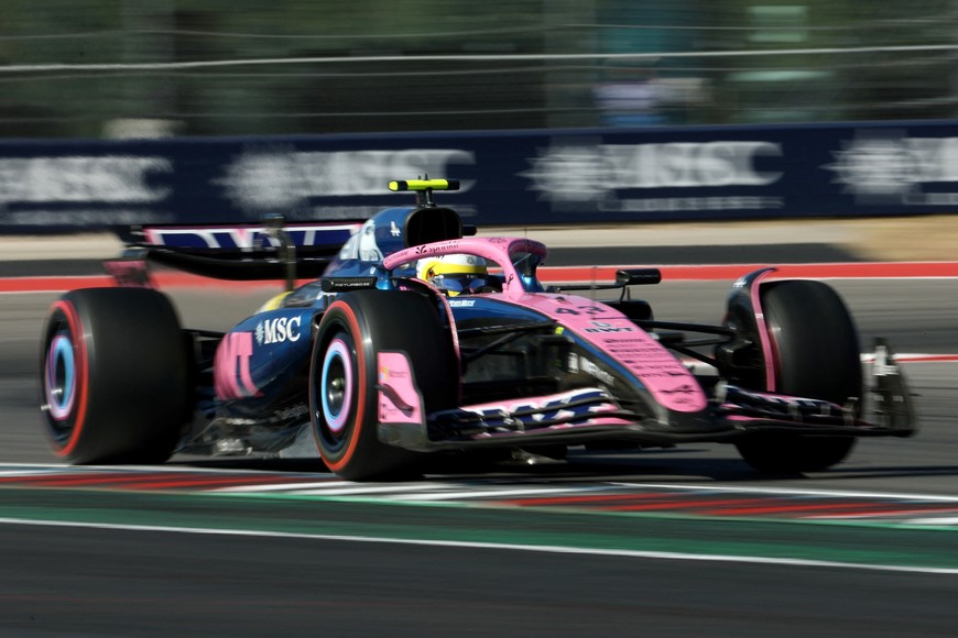 Formula One F1 - United States Grand Prix - Circuit of the Americas, Austin, Texas, U.S. - October 19, 2025
Alpine's Franco Colapinto in action during the race REUTERS/Mike Segar