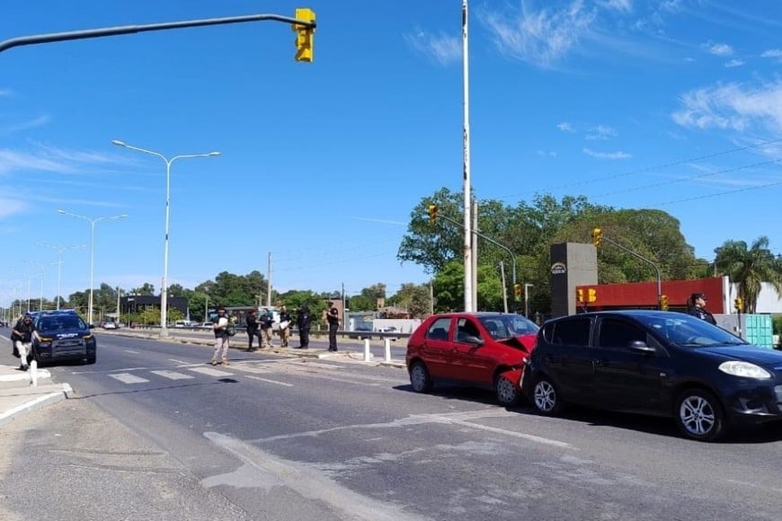 El tránsito estuvo interrumpido durante largo rato.