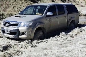 La camioneta fue localizada en las cercanías de la playa Visser