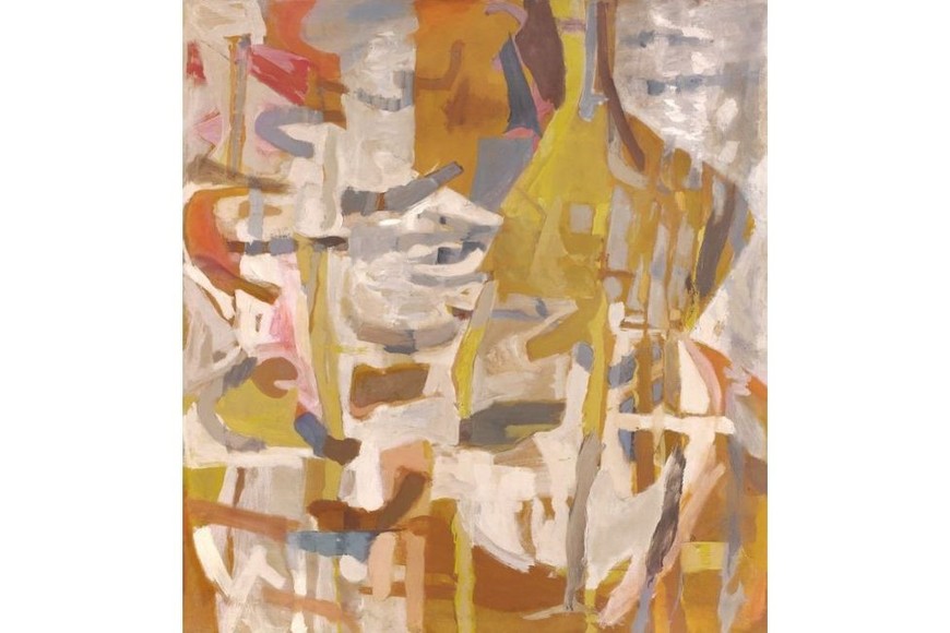 Pintura número 56 de Perle Fine. Foto: Museo FAMM