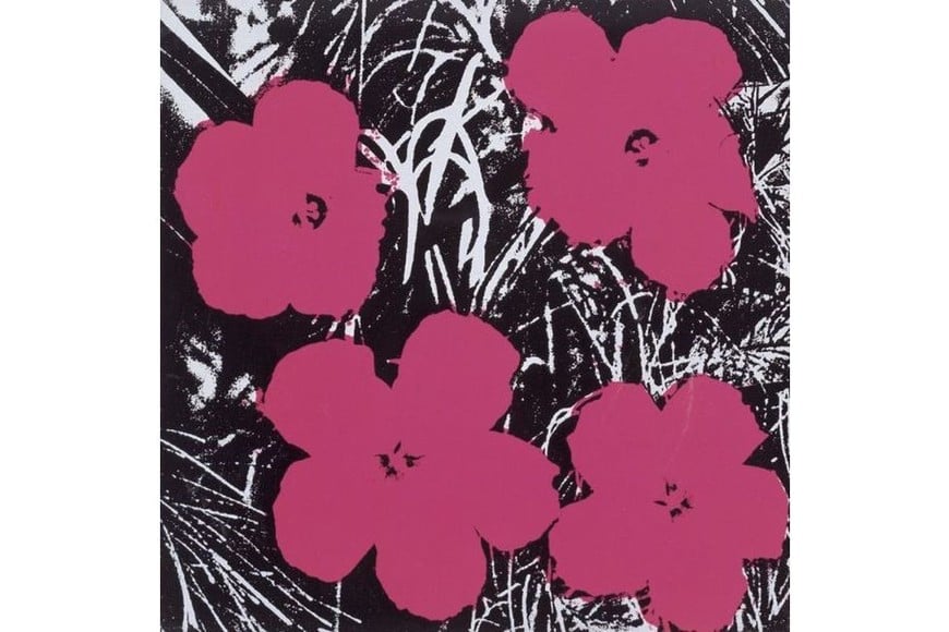 "Flores" de Warhol. Foto: Fundación Colección Sonnabend