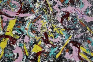 Fragmento de "Figura sin forma" de Pollock. Foto: Museum Ludwig, Cologne