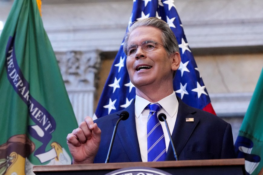 El secretario del Tesoro de los Estados Unidos, Scott Bessent. Foto: Archivo / REUTERS / Ken Cedeno.