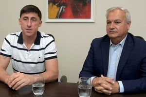 Farías y Garibaldi subrayan la importancia del federalismo y la reactivación de obras públicas. Foto: Guillermo Di Salvatore