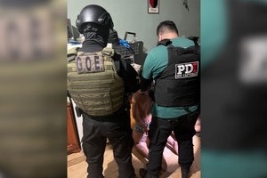 La irrupción fue realizada por personal del Grupo de Operaciones Especiales. Foto: El Litoral